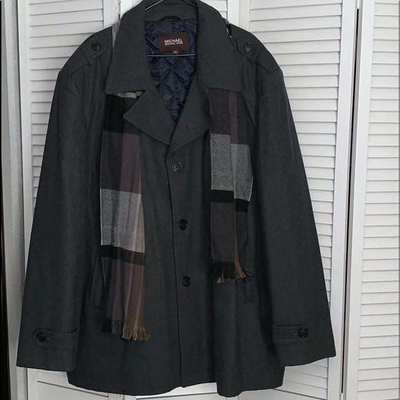 michael kors men's wool coat